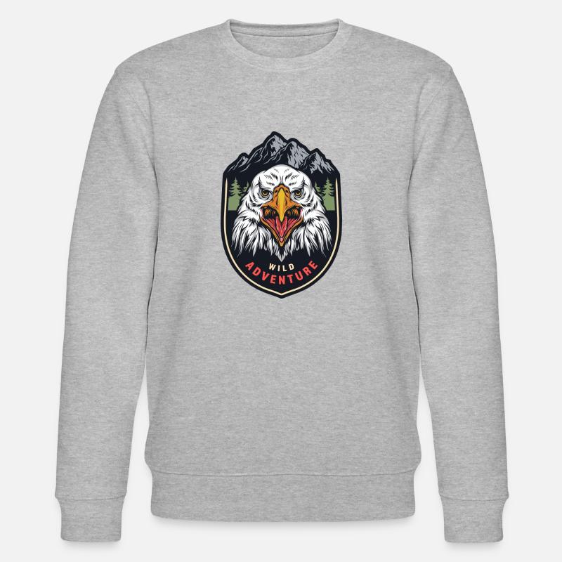 Wild Adventures - Stanley/Stella Unisex Bio-Sweatshirt CHANGER  - Grau meliert