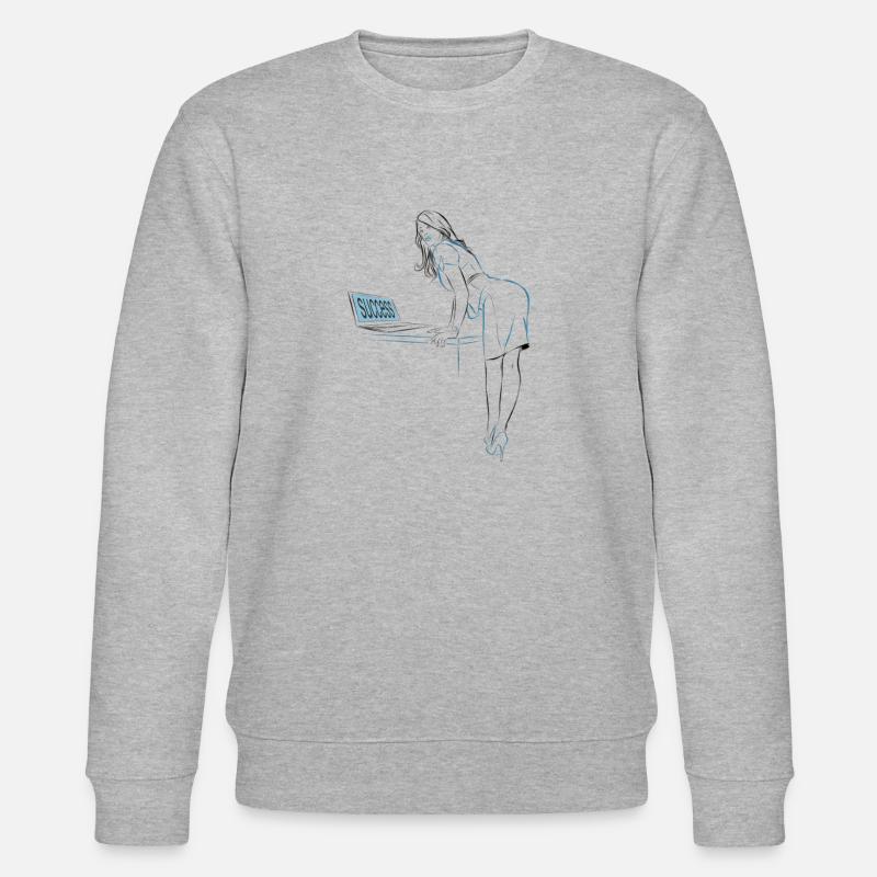 SUCCESS - Stanley/Stella Unisex Bio-Sweatshirt CHANGER  - Grau meliert