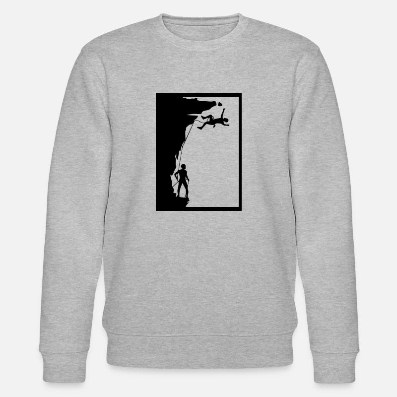 climbing - Stanley/Stella Unisex Bio-Sweatshirt CHANGER  - Grau meliert