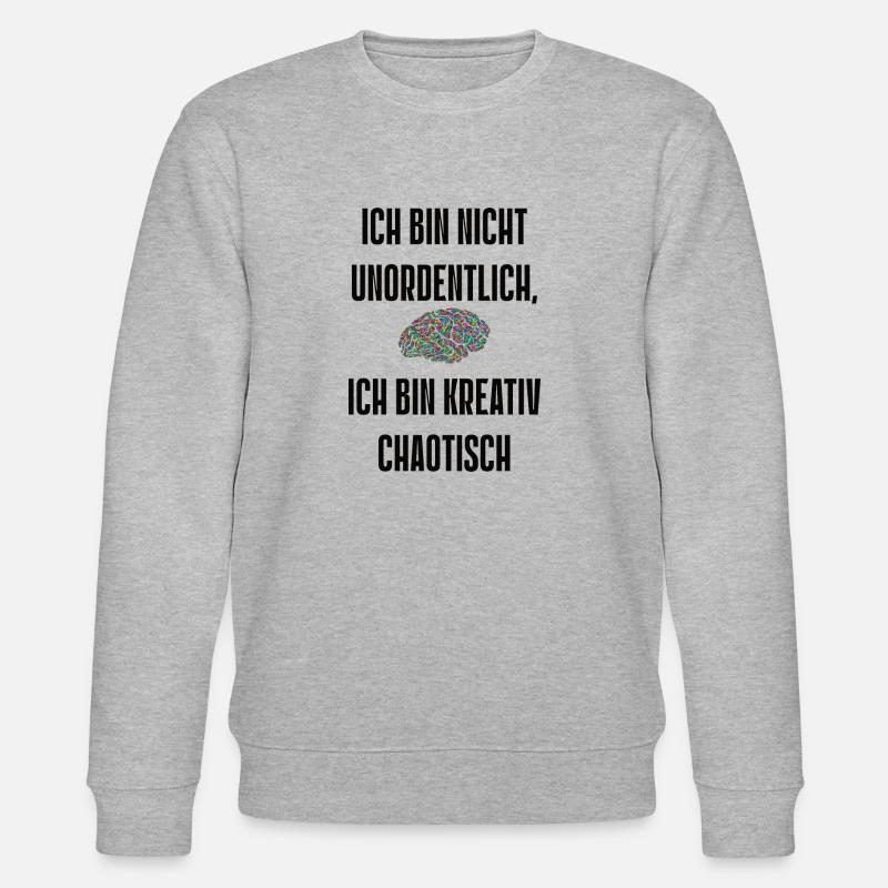 Spruch 6 - Stanley/Stella Unisex Bio-Sweatshirt CHANGER  - Grau meliert