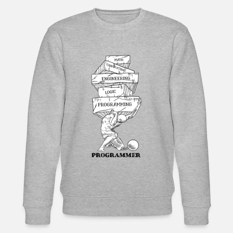 Programmer problems - Stanley/Stella CHANGER Unisex Organic Sweatshirt - heather grey