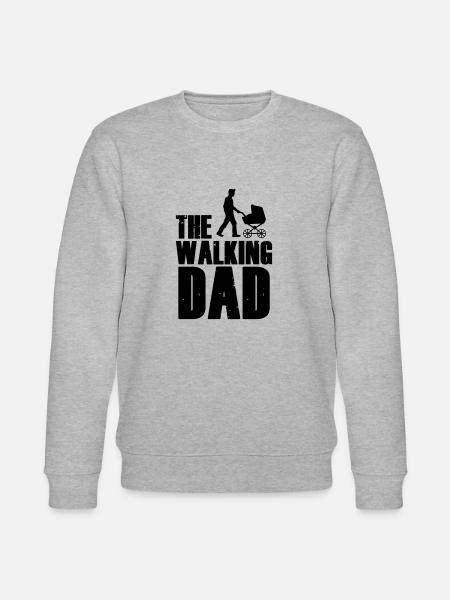 The Walking Dad - Stanley/Stella CHANGER Unisex Organic Sweatshirt - heather grey