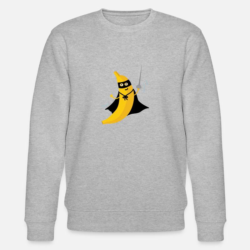 Super-héros de la banane - Sweat bio CHANGER Stanley/Stella Unisexe - gris chiné