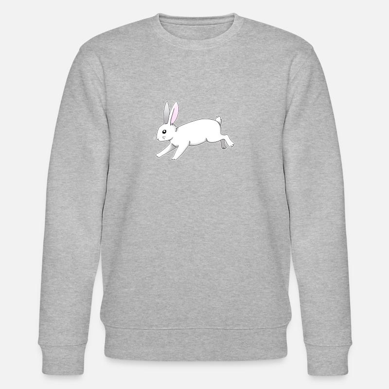 weißer Hase - Stanley/Stella Unisex Bio-Sweatshirt CHANGER  - Grau meliert