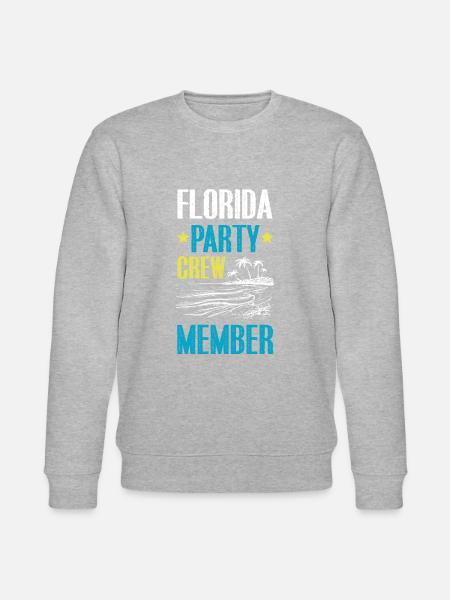 Florida Party Crew - Stanley/Stella CHANGER Unisex Organic Sweatshirt - heather grey