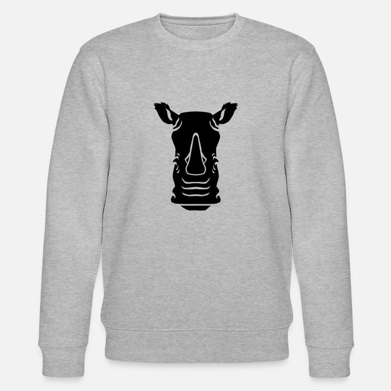Nashorn - Stanley/Stella Unisex Bio-Sweatshirt CHANGER  - Grau meliert