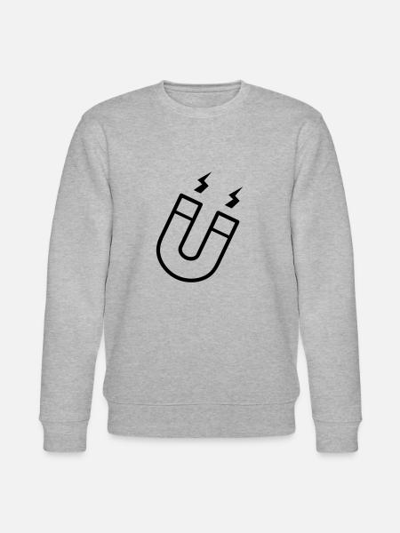 Magnet - Stanley/Stella Unisex Bio-Sweatshirt CHANGER  - Grau meliert