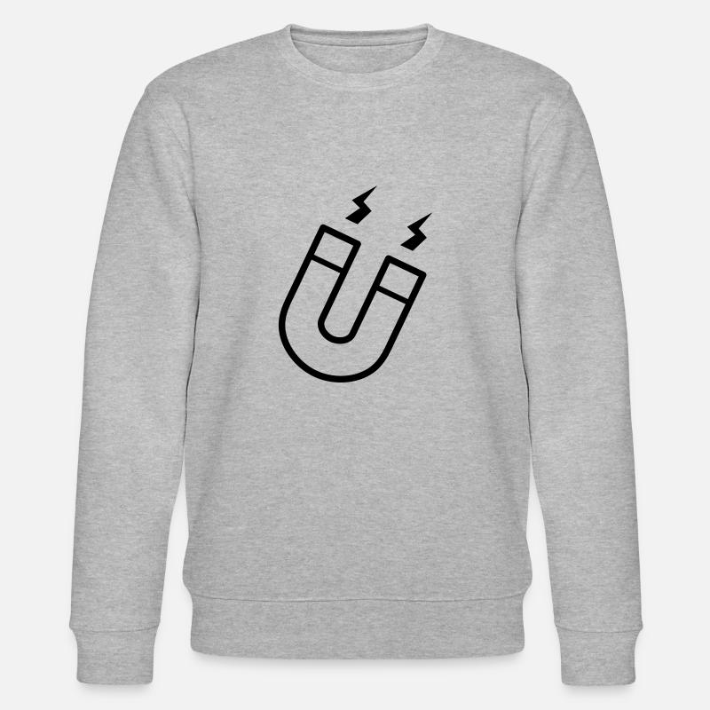 Magnet - Stanley/Stella Unisex Bio-Sweatshirt CHANGER  - Grau meliert