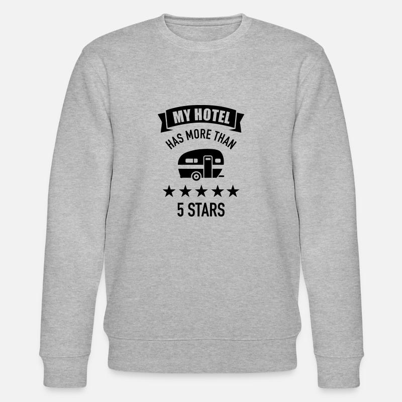 Wohnwagen - Stanley/Stella Unisex Bio-Sweatshirt CHANGER  - Grau meliert
