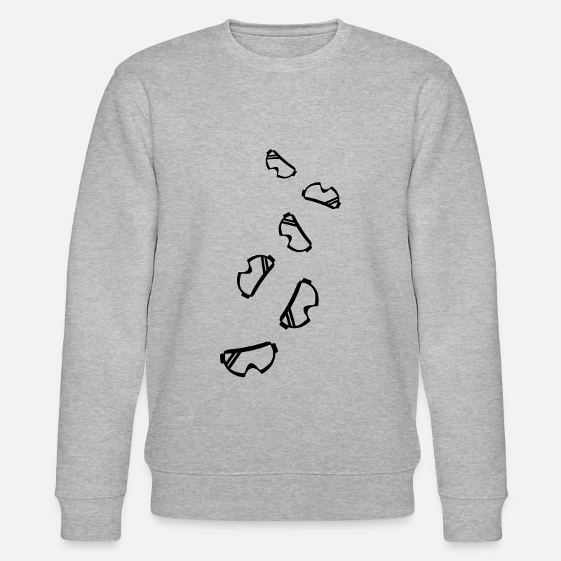 Icône des lunettes de ski - Sweat bio CHANGER Stanley/Stella Unisexe - gris chiné