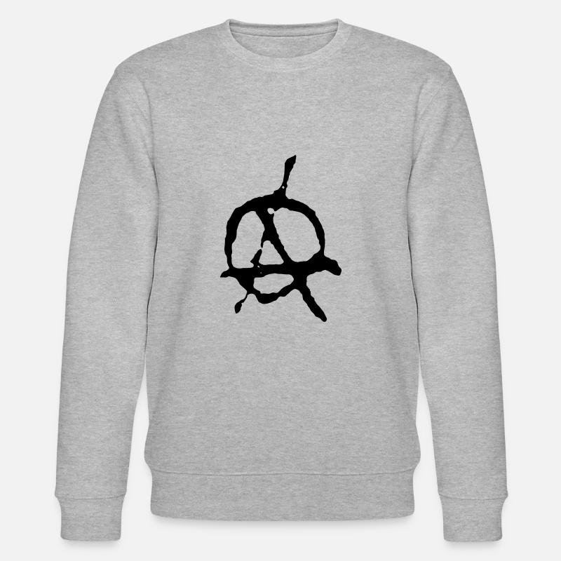 verfaulte Anarchie - Stanley/Stella Unisex Bio-Sweatshirt CHANGER  - Grau meliert