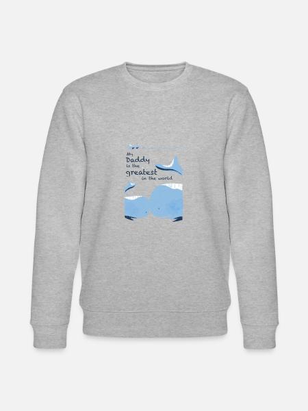 Fars dag - Stanley/Stella økologisk unisex-sweatshirt CHANGER  - grå meleret