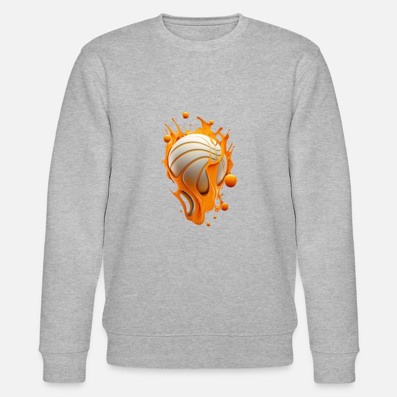 Fusion du basketball - Sweat bio CHANGER Stanley/Stella Unisexe - gris chiné