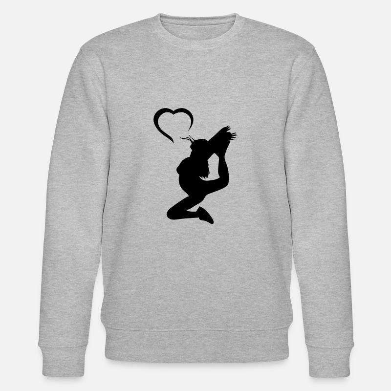 Dancing Dance Music - Stanley/Stella Unisex Bio-Sweatshirt CHANGER  - Grau meliert