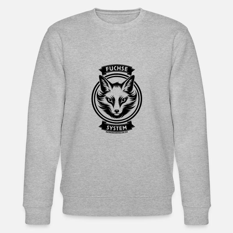 Fuchse System - Stanley/Stella Unisex Bio-Sweatshirt CHANGER  - Grau meliert