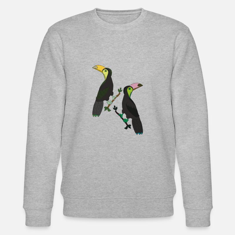 tukan zwei - Stanley/Stella Unisex Bio-Sweatshirt CHANGER  - Grau meliert