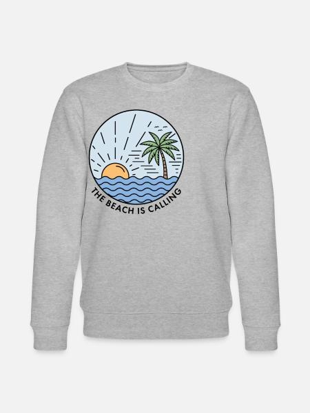 La plage vous appelle - Sweat bio CHANGER Stanley/Stella Unisexe - gris chiné