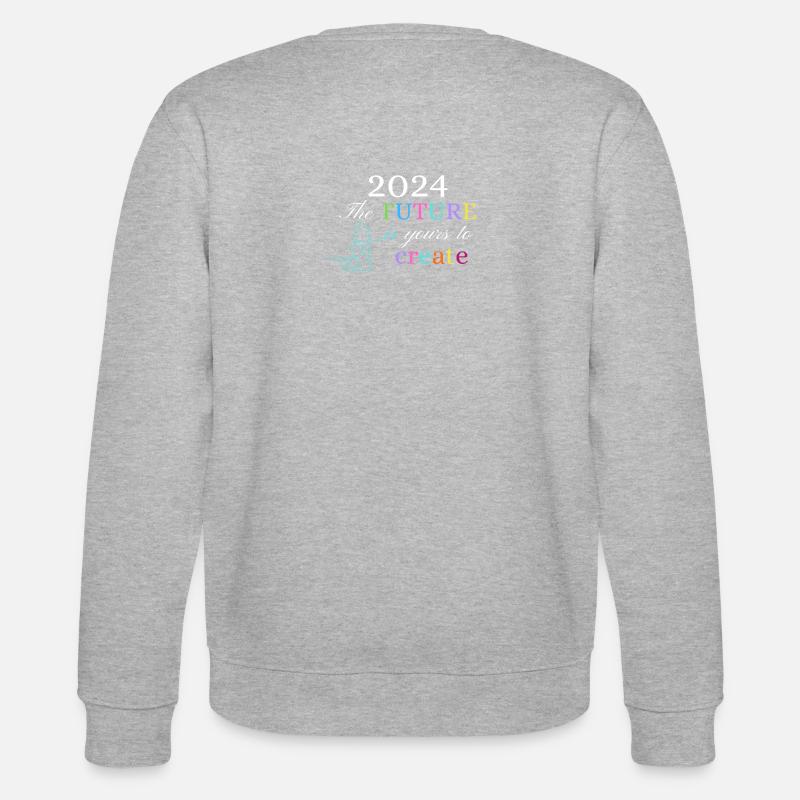 FUTURE IS YOURS TO CREATE - Stanley/Stella Unisex Bio-Sweatshirt CHANGER  - Grau meliert