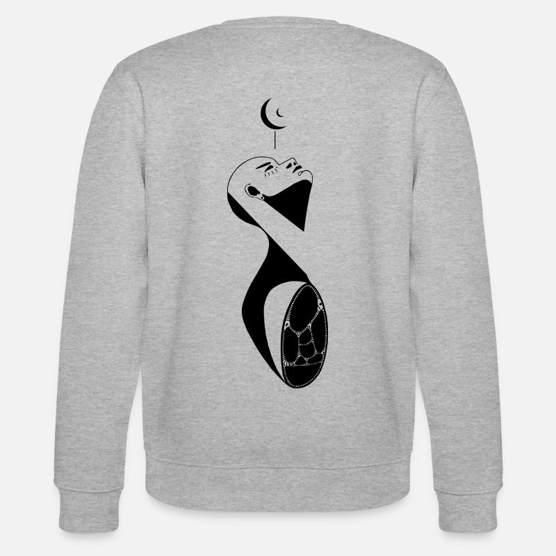 Wächter Stellar - Stanley/Stella Unisex Bio-Sweatshirt CHANGER  - Grau meliert