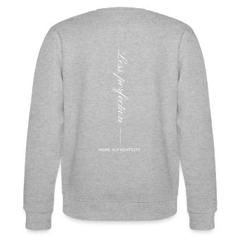 Moins de perfection, plus d’authenticité - Sweat bio CHANGER Stanley/Stella Unisexe - gris chiné - Dos - Marisol (170cm)