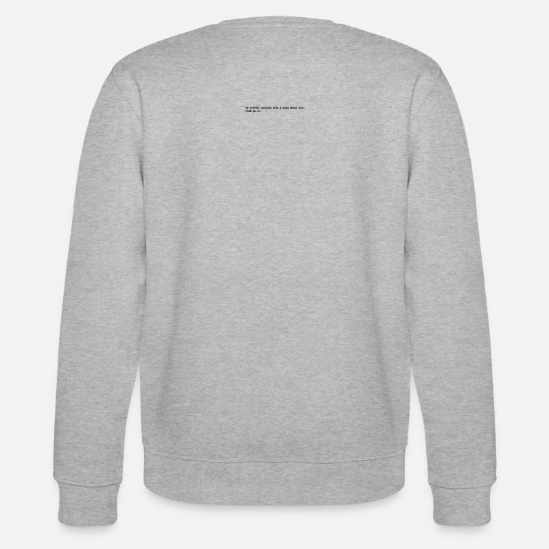 Inscrivez-vous de Dieu - Sweat bio CHANGER Stanley/Stella Unisexe - gris chiné