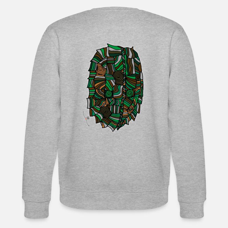 Turtles protective armor - Stanley/Stella CHANGER Unisex Organic Sweatshirt - heather grey