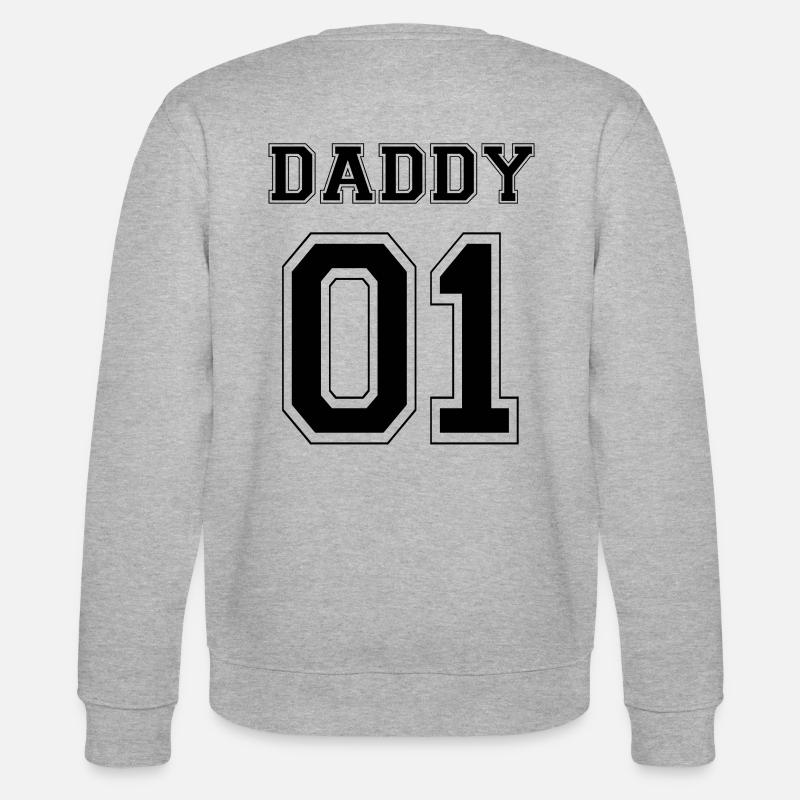 DADDY 01 - BLACK EDITION - Sweat bio CHANGER Stanley/Stella Unisexe - gris chiné