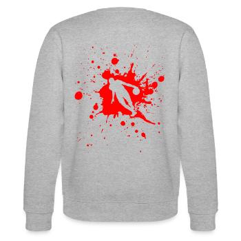 Basketball Dribble Homme Rouge - Sweat bio CHANGER Stanley/Stella Unisexe - gris chiné - Dos - Marisol (170cm)