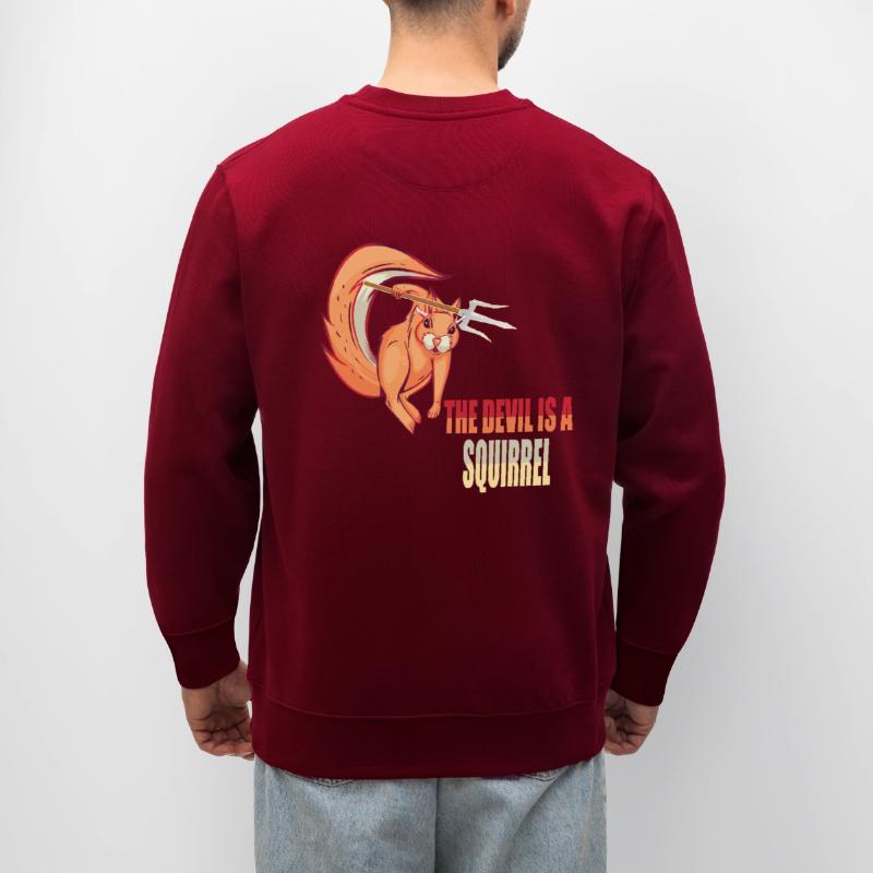 The devil is a squirrel, Devil Squirrel Stanley/Stella CHANGER Unisex Organic Sweatshirt