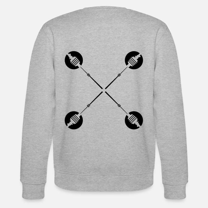 Fernsehturm#17 - Stanley/Stella Unisex Bio-Sweatshirt CHANGER  - Grau meliert