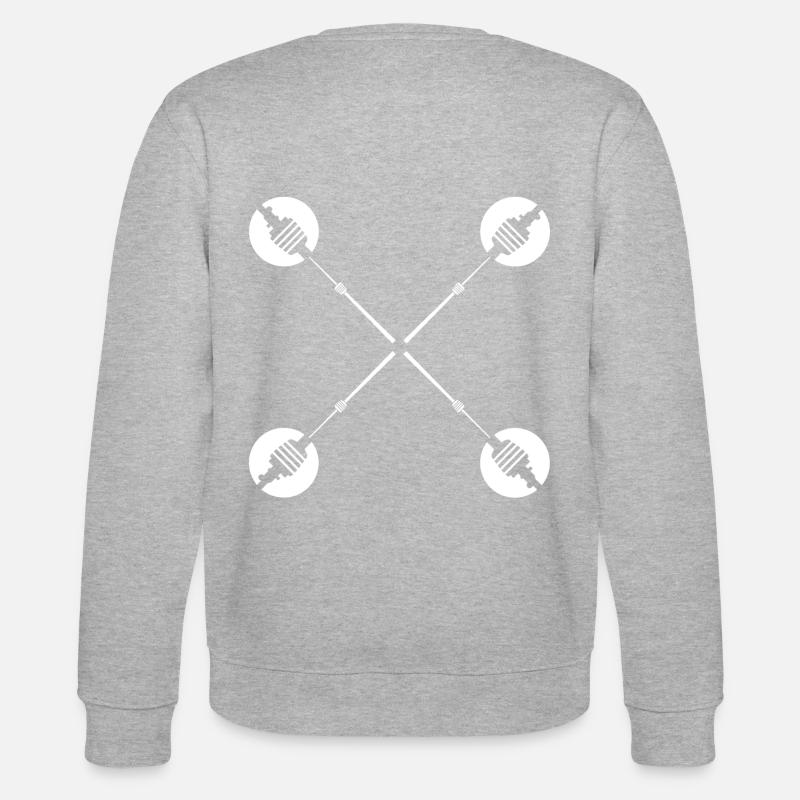 Fernsehturm#18 - Stanley/Stella Unisex Bio-Sweatshirt CHANGER - Grau meliert