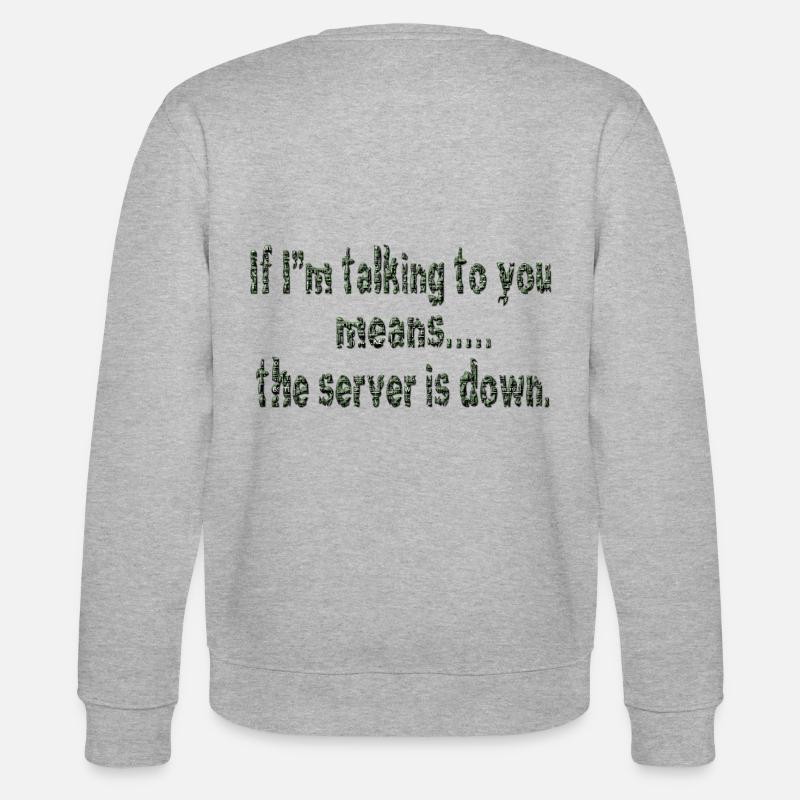 Hacking hacker hacker computer cybersecurity - Stanley/Stella CHANGER Unisex Organic Sweatshirt - heather grey