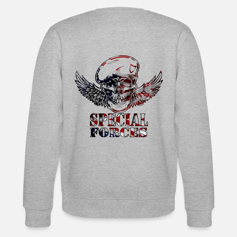 Armee - Stanley/Stella Unisex Bio-Sweatshirt CHANGER  - Grau meliert