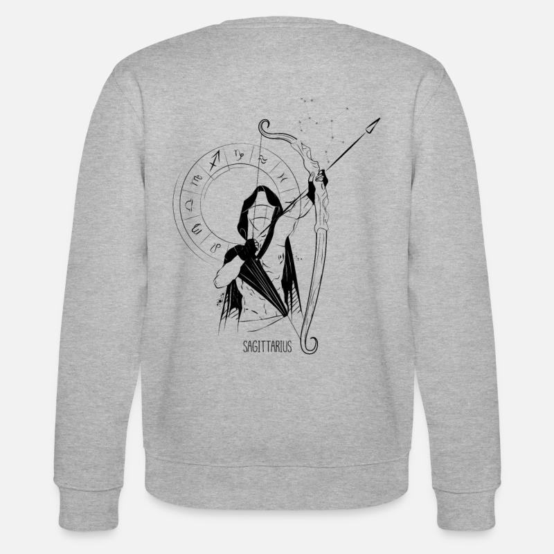 Sagittarius - Schütze - Stanley/Stella Unisex Bio-Sweatshirt CHANGER  - Grau meliert