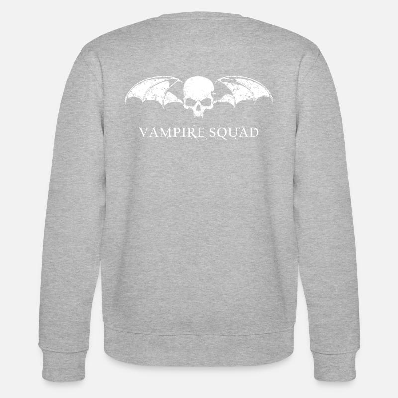 Vampire Squad bnw - Sweat bio CHANGER Stanley/Stella Unisexe - gris chiné