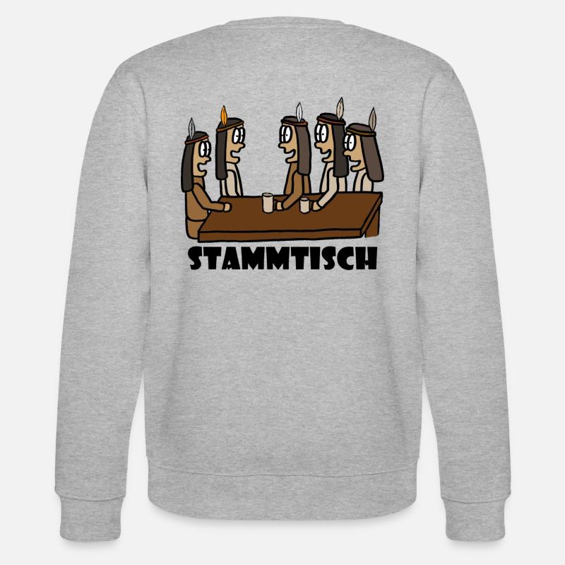 Table de base noir - Sweat bio CHANGER Stanley/Stella Unisexe - gris chiné