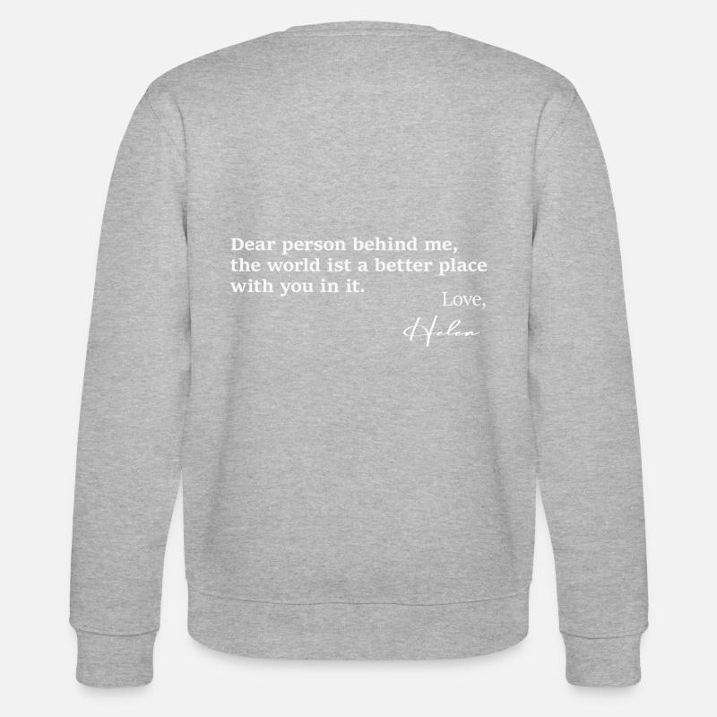 Hélène - Sweat bio CHANGER Stanley/Stella Unisexe - gris chiné