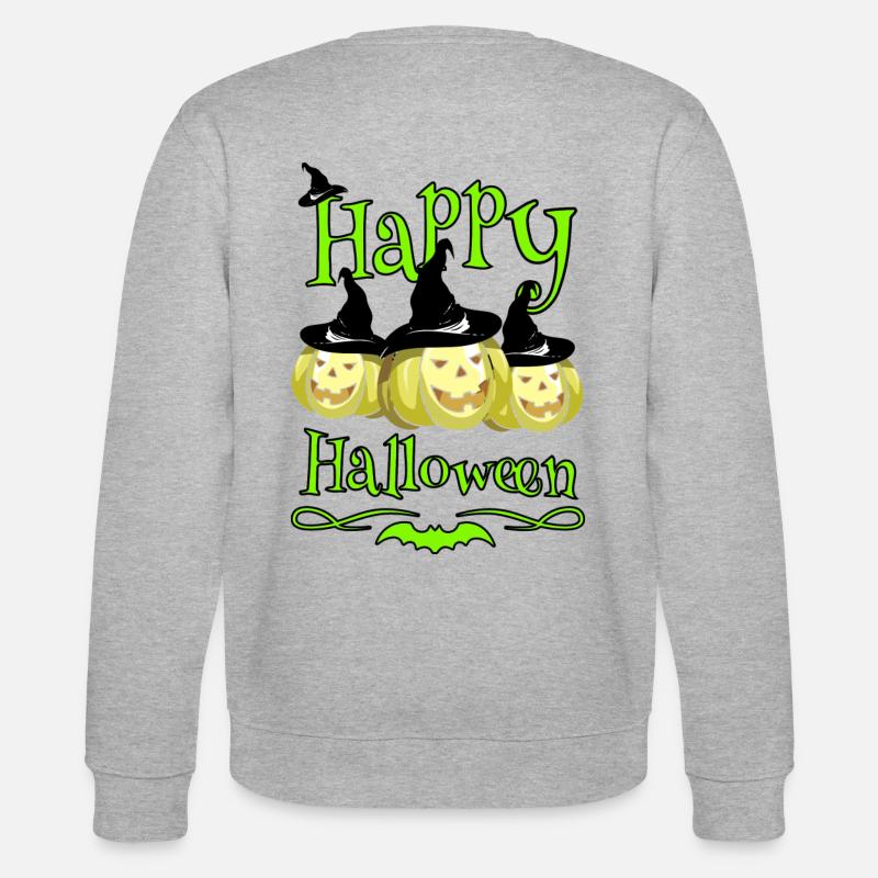 Halloween - Sweat bio CHANGER Stanley/Stella Unisexe - gris chiné