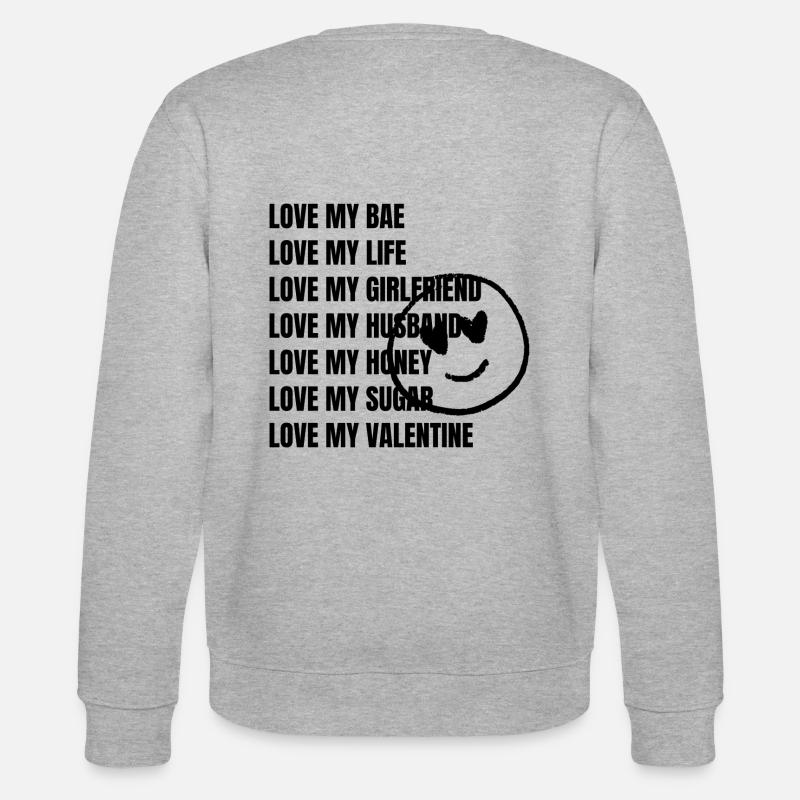 Liebe - Stanley/Stella Unisex Bio-Sweatshirt CHANGER  - Grau meliert