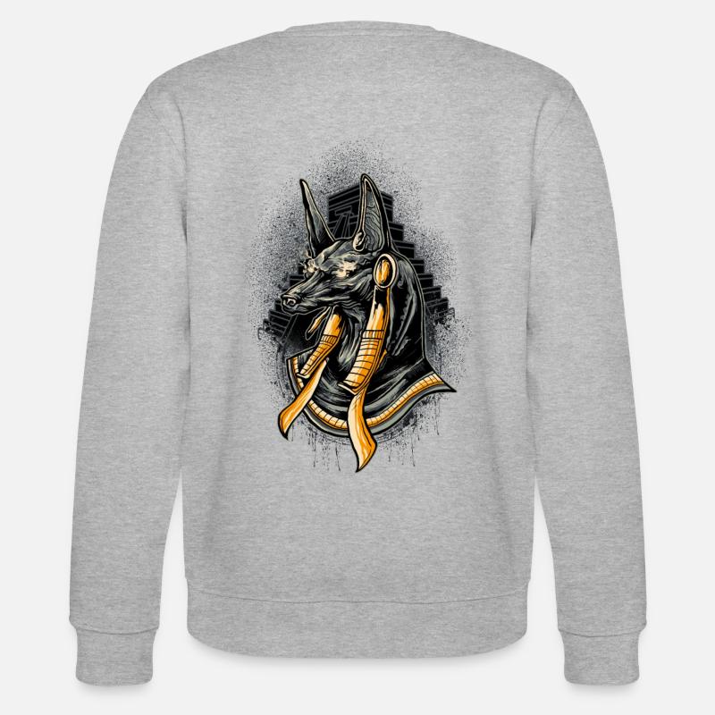 ANUBIS Design - Stanley/Stella Unisex Bio-Sweatshirt CHANGER  - Grau meliert