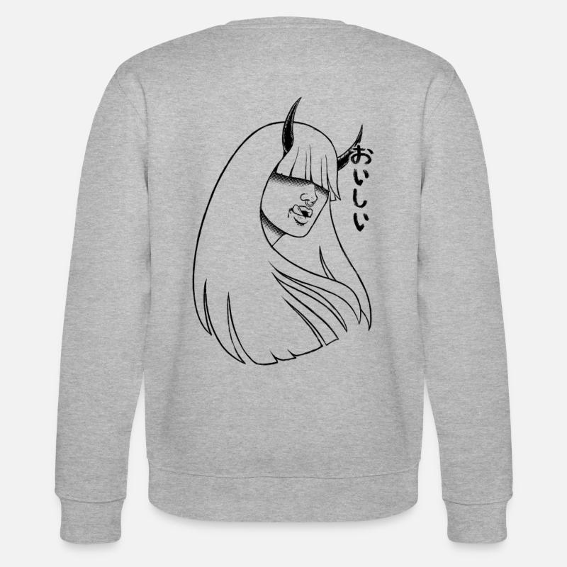 Oishii - Stanley/Stella Unisex Bio-Sweatshirt CHANGER  - Grau meliert