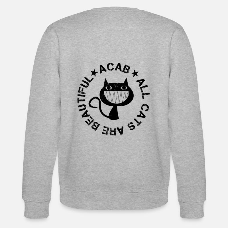 Tous les chats sont beaux - Sweat bio CHANGER Stanley/Stella Unisexe - gris chiné