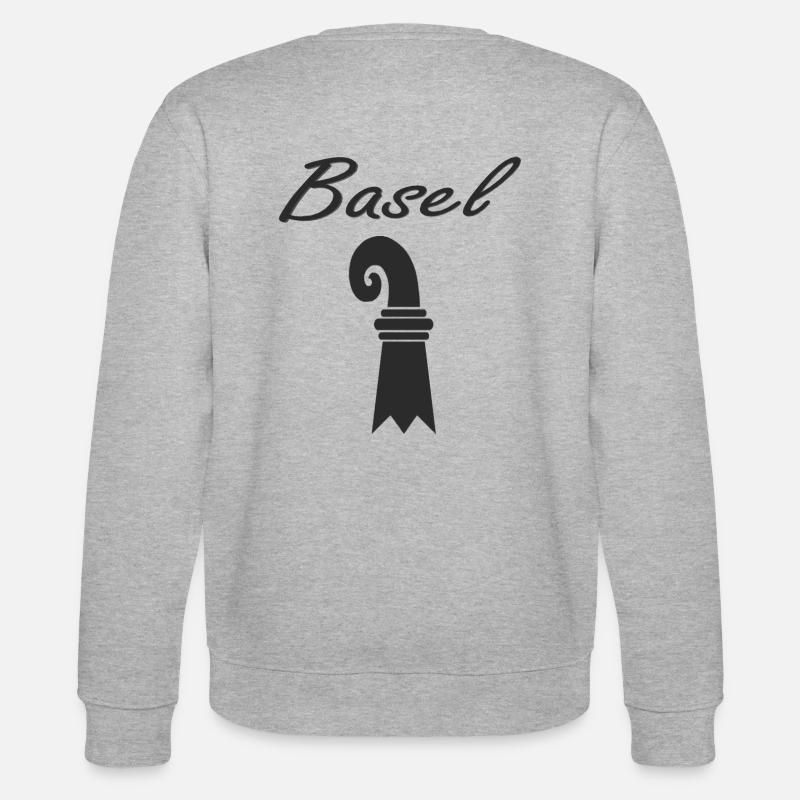 Baselerstab Design - Stanley/Stella Unisex Bio-Sweatshirt CHANGER  - Grau meliert