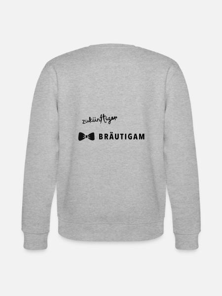 Zukünftiger Bräutigam - Stanley/Stella Unisex Bio-Sweatshirt CHANGER  - Grau meliert