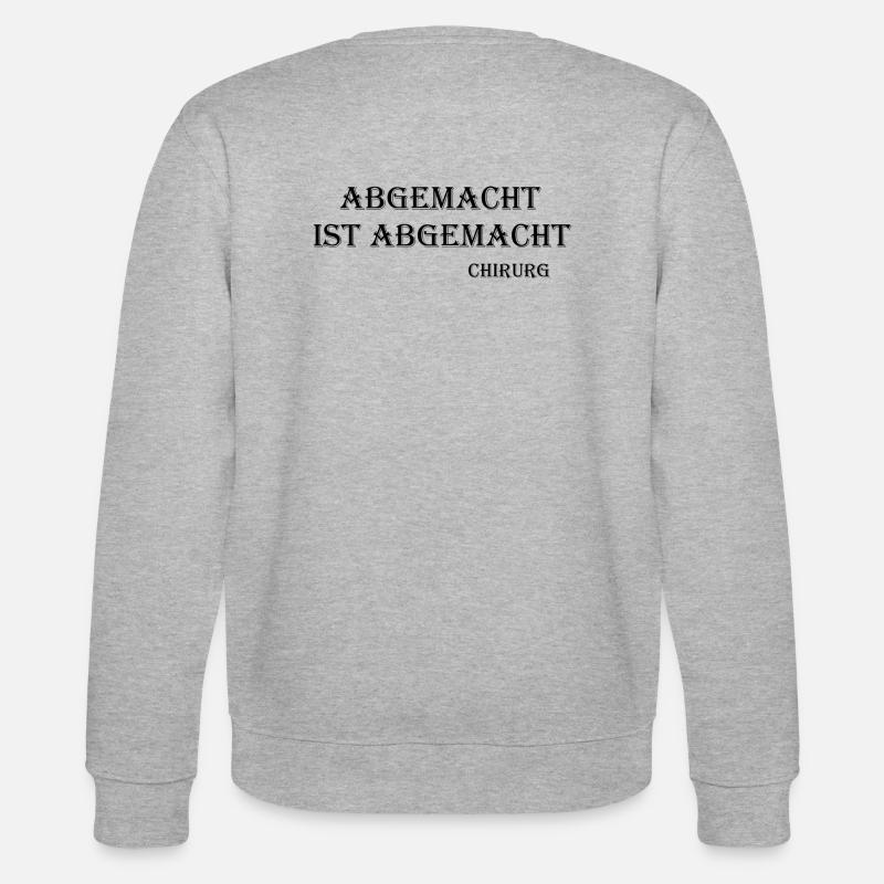Chirurg2 - Stanley/Stella Unisex Bio-Sweatshirt CHANGER  - Grau meliert