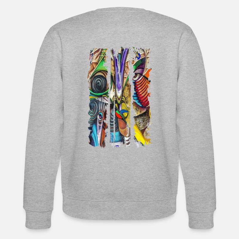 Graffiti - Sweat bio CHANGER Stanley/Stella Unisexe - gris chiné