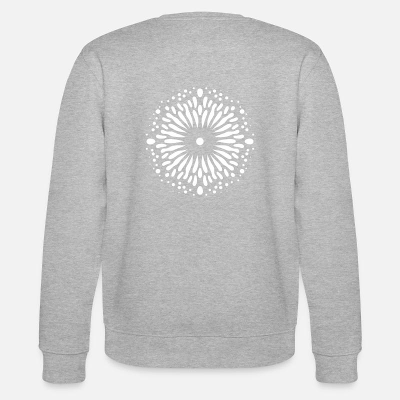 Chladni Oscillation Mode: Unique Design - Stanley/Stella CHANGER Unisex Organic Sweatshirt - heather grey
