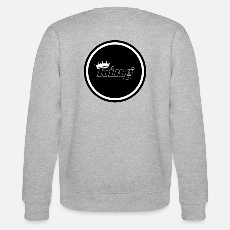 King - Stanley/Stella Unisex Bio-Sweatshirt CHANGER  - Grau meliert
