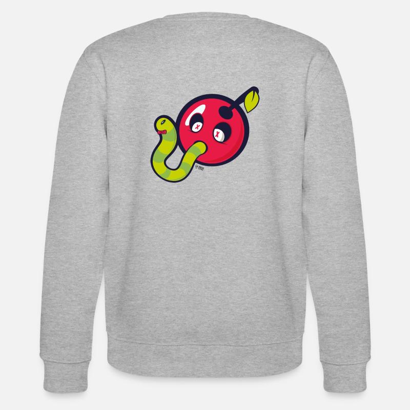 Deadly cherry - Stanley/Stella Unisex Bio-Sweatshirt CHANGER  - Grau meliert