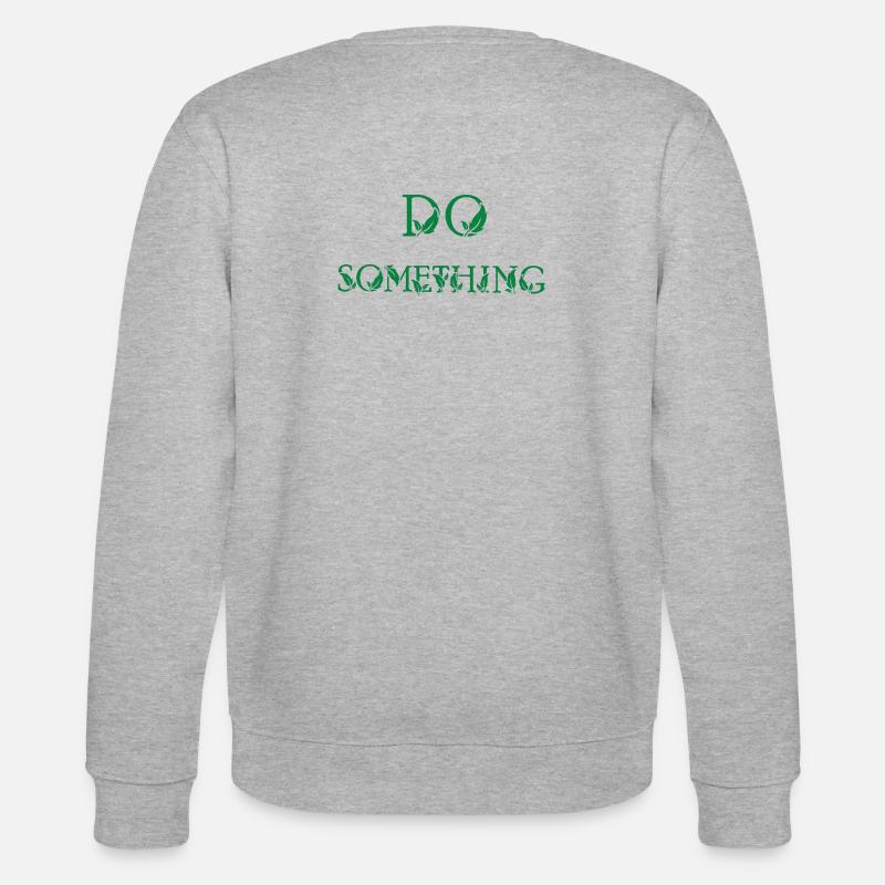 Do Something - Stanley/Stella Unisex Bio-Sweatshirt CHANGER  - Grau meliert
